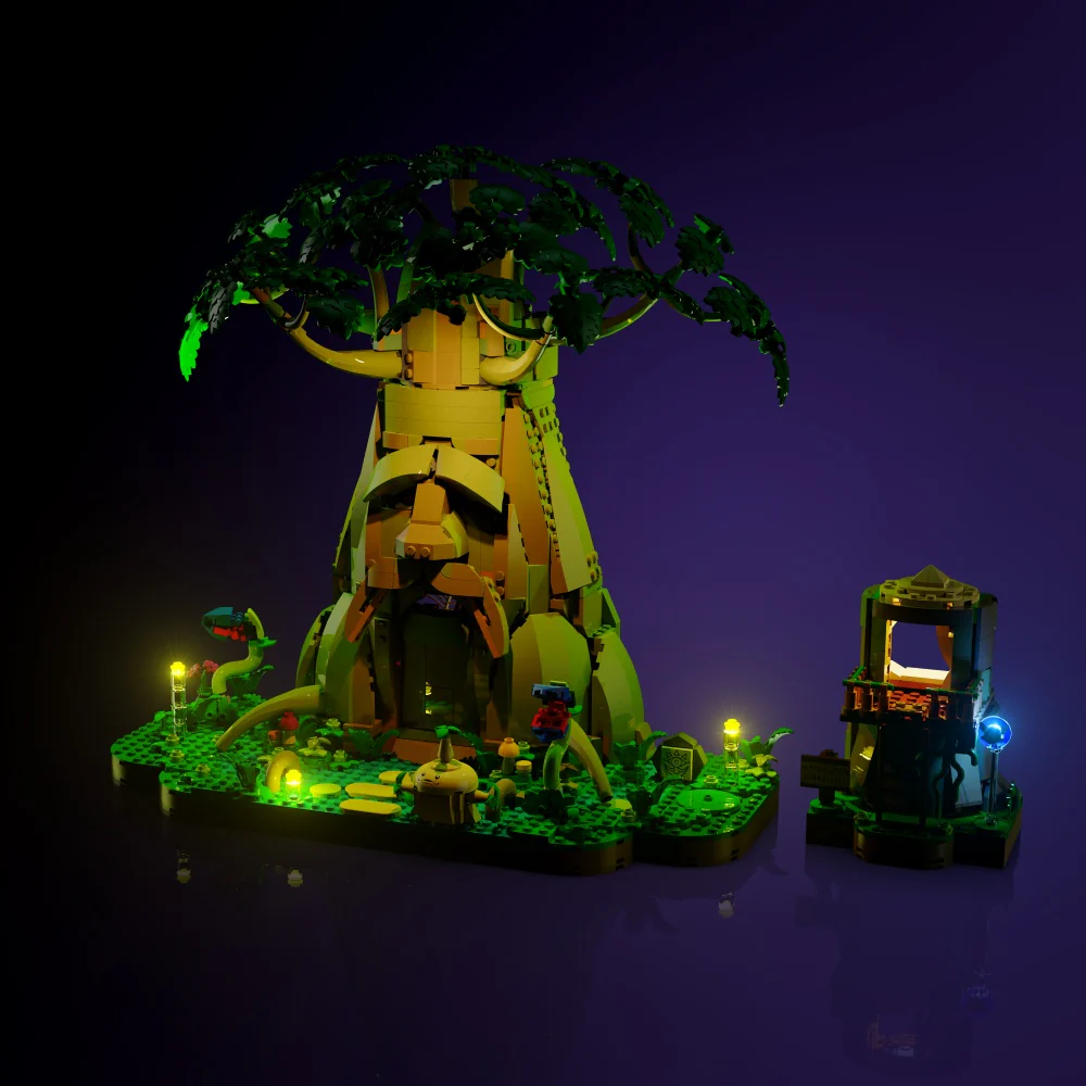 Light Kit for LEGO® The Legend of Zelda Great Deku Tree 2-in-1 #77092 - Image 9