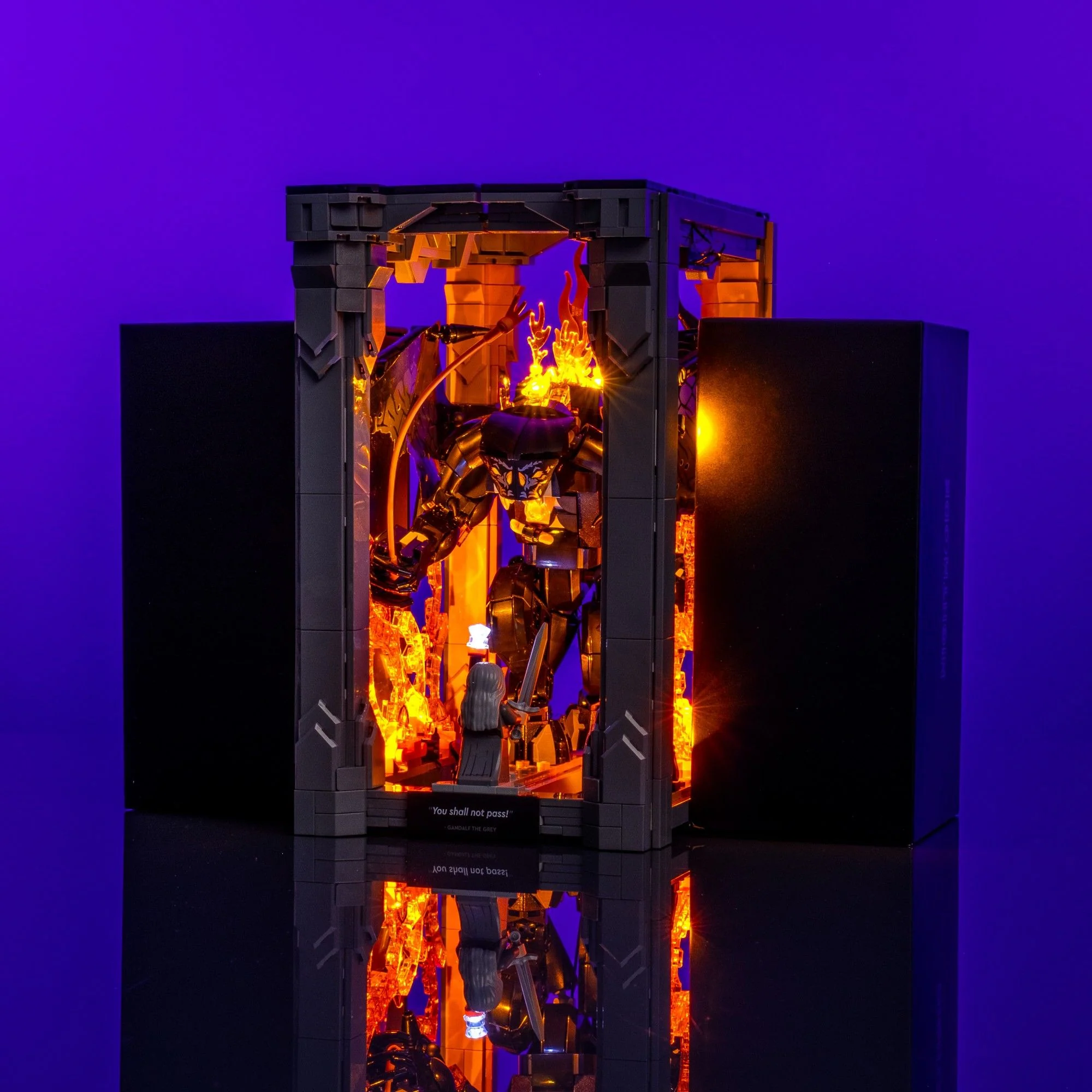 Light Kit for LEGO® The Lord of the Rings Balrog™ Book Nook #10367 - Image 10