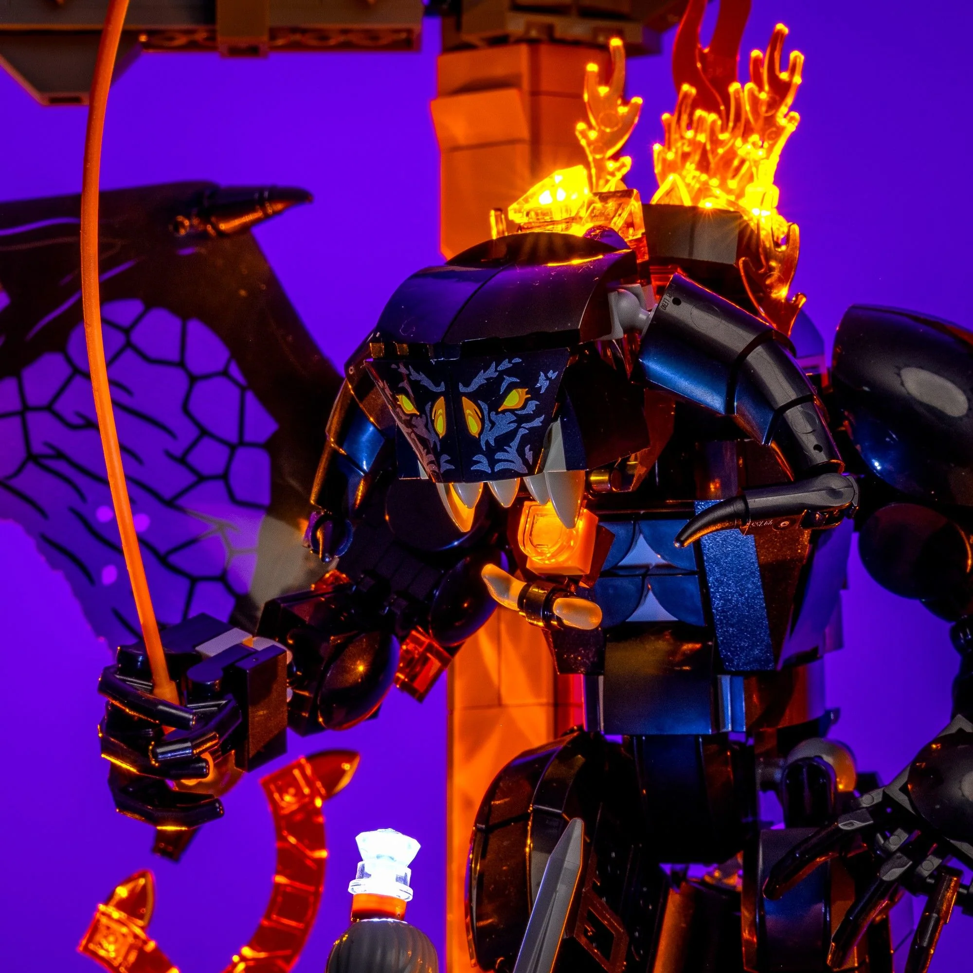 Light Kit for LEGO® The Lord of the Rings Balrog™ Book Nook #10367 - Image 11