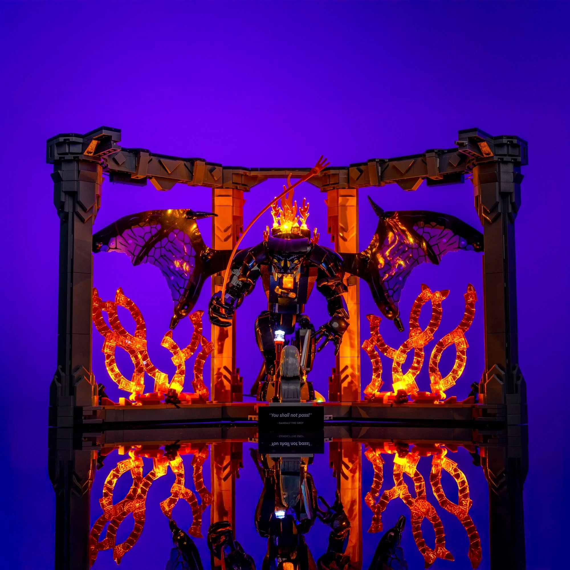 Light Kit for LEGO® The Lord of the Rings Balrog™ Book Nook #10367 - Image 7