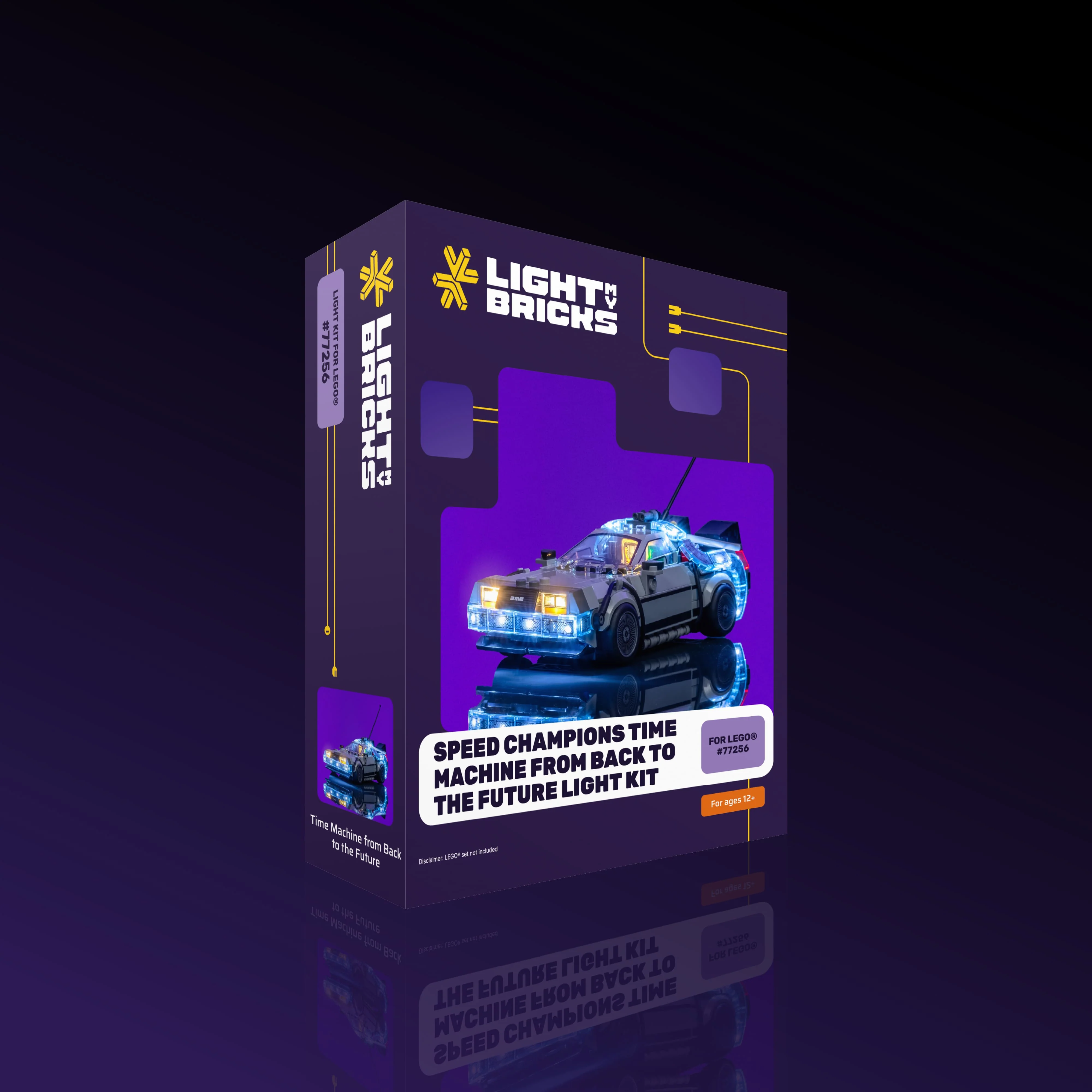 Light Kit for LEGO® Time Machine from Back to the Future #77256 - Image 13