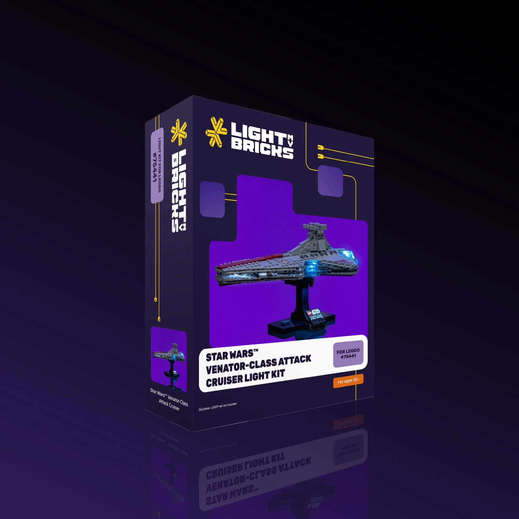 Light Kit for LEGO® Venator-Class Attack Cruiser #75441 - Image 10