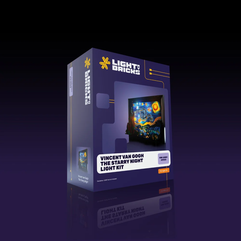 Light Kit for LEGO® Vincent van Gogh - The Starry Night #21333 - Image 7