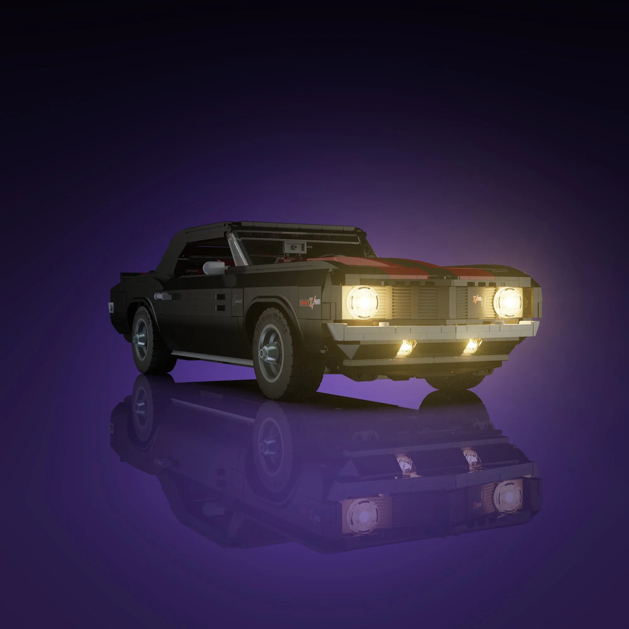 Light Kit for LEGO® Chevrolet Camaro Z28 #10304 - Image 5