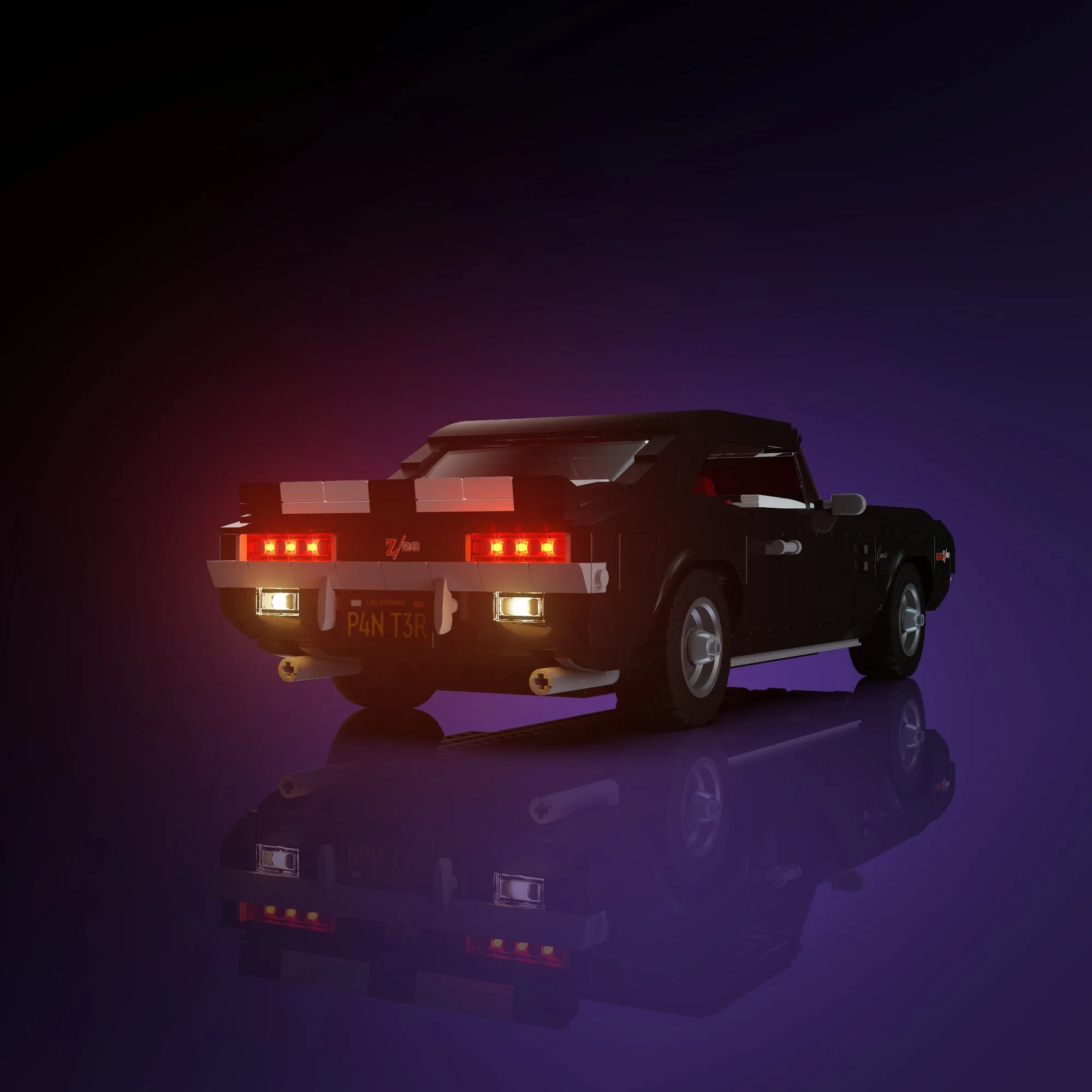 Light Kit for LEGO® Chevrolet Camaro Z28 #10304 - Image 6