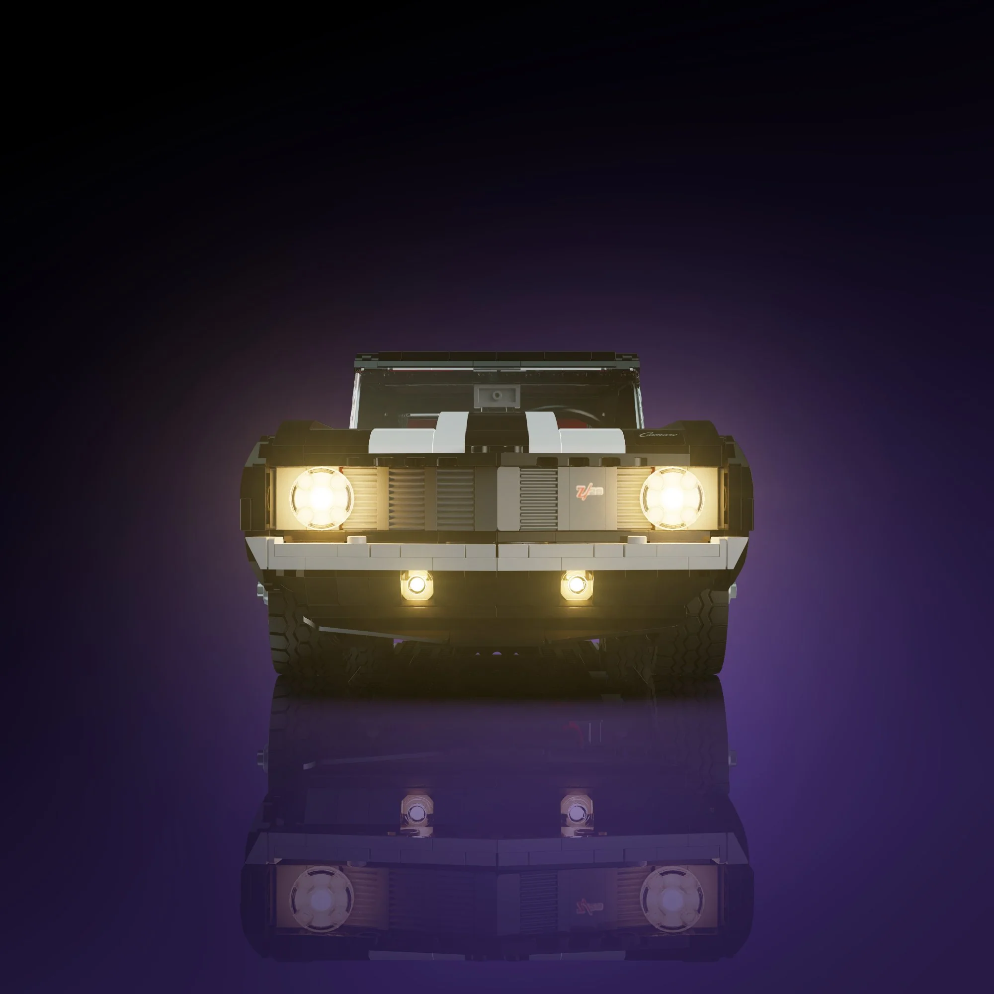 Light Kit for LEGO® Chevrolet Camaro Z28 #10304 - Image 7