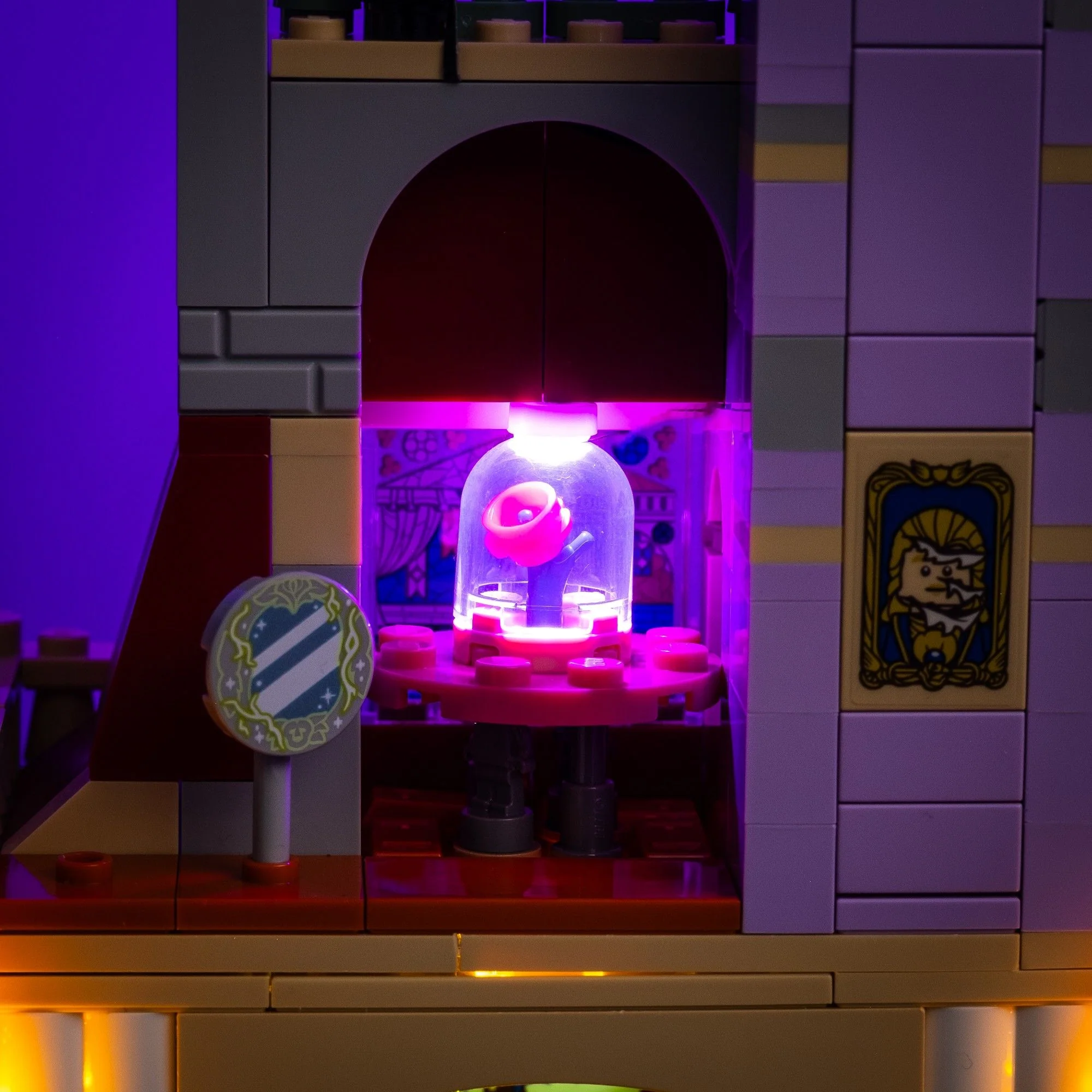 Light Kit for LEGO® Disney Beauty and the Beast Castle #43263 - Image 10