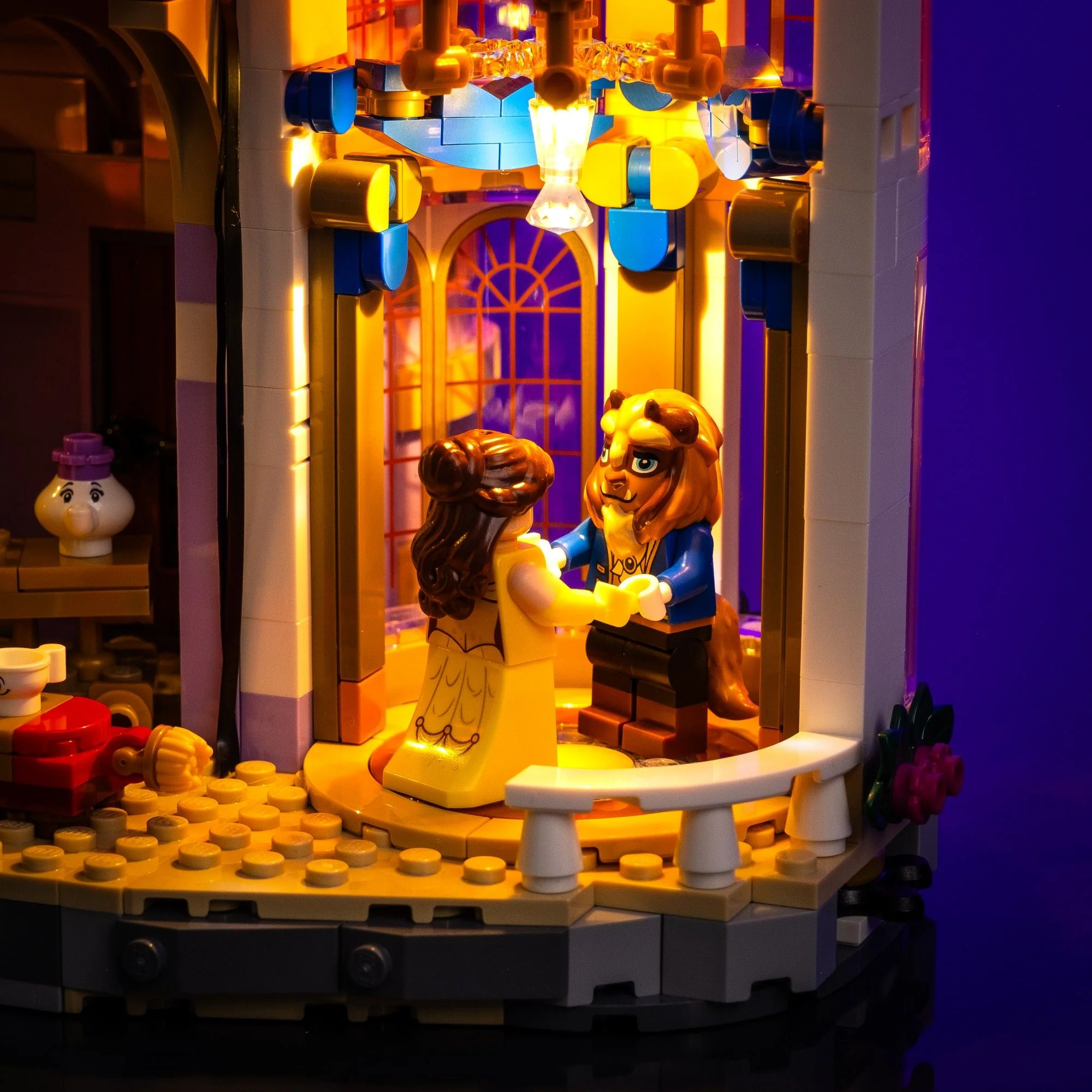 Light Kit for LEGO® Disney Beauty and the Beast Castle #43263 - Image 5