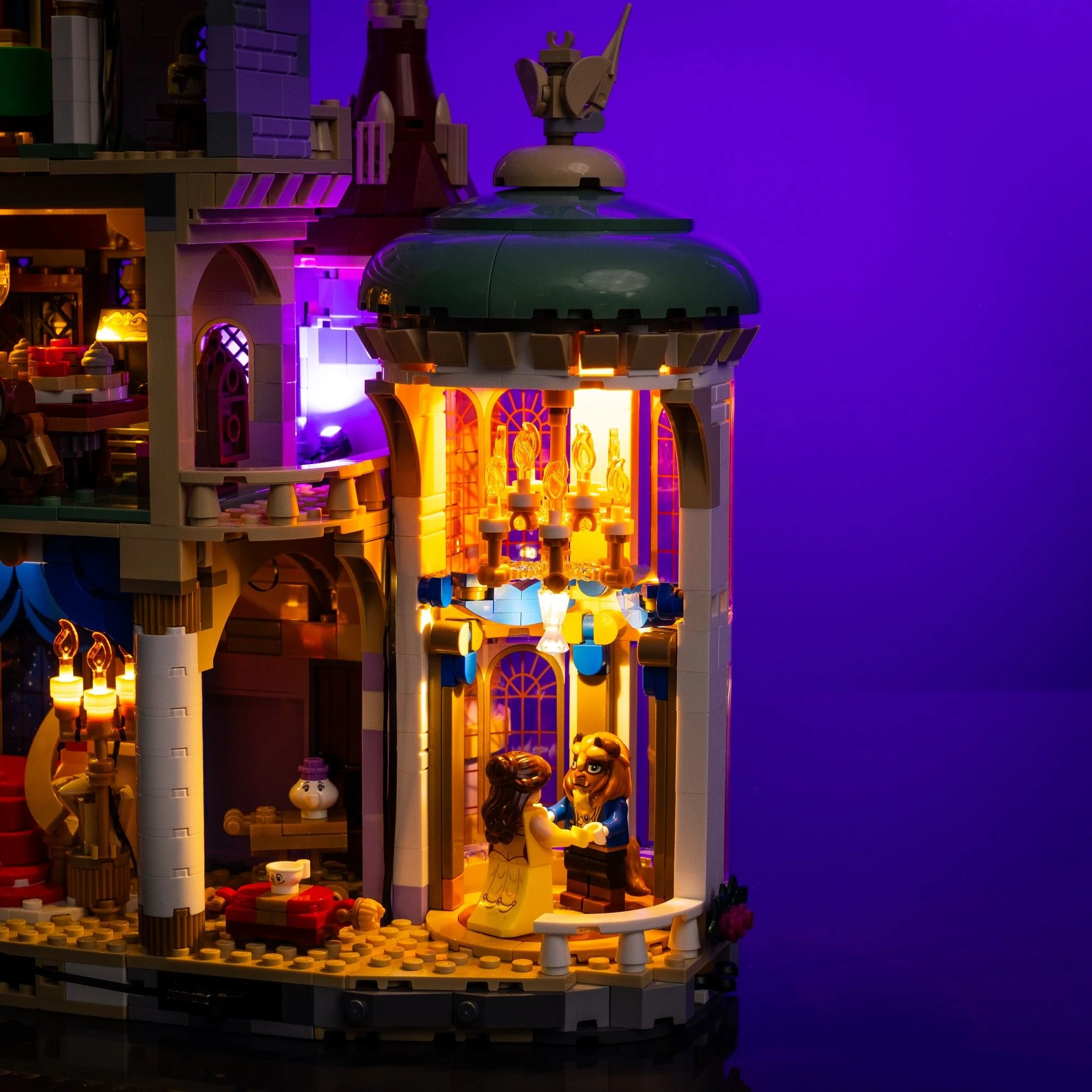 Light Kit for LEGO® Disney Beauty and the Beast Castle #43263 - Image 9