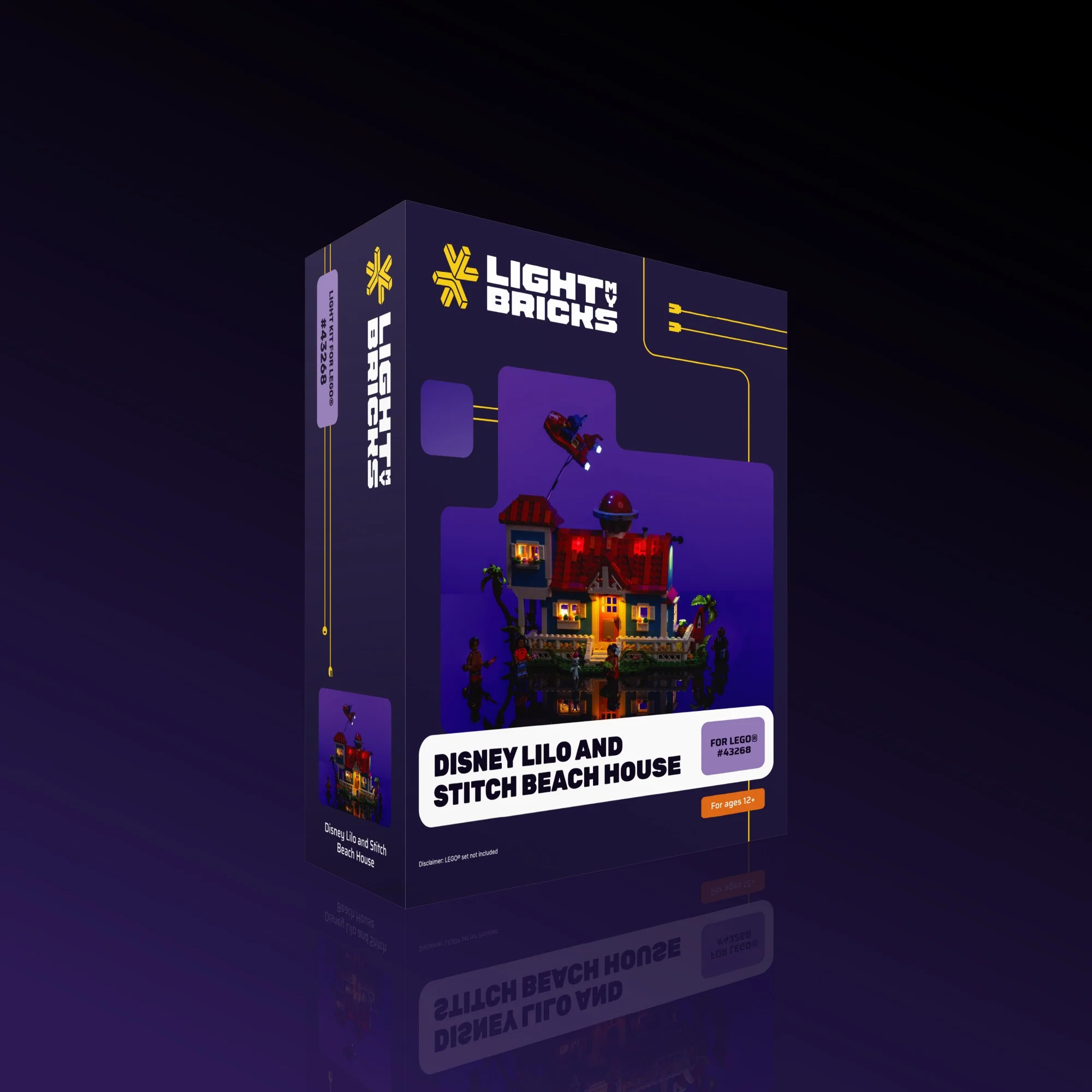 Light Kit for LEGO® Disney Lilo and Stitch Beach House #43268 - Image 14