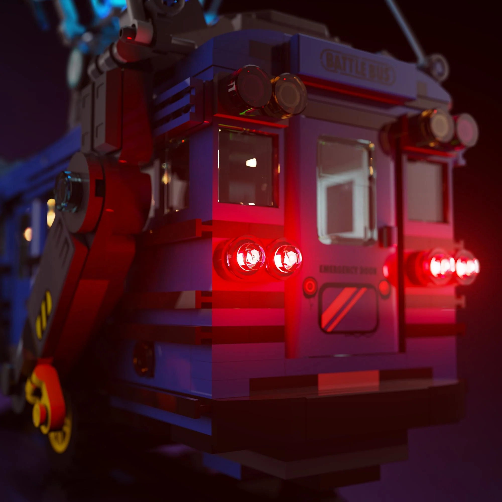 Light Kit for LEGO® Fortnite Battle Bus #77073 - Image 10