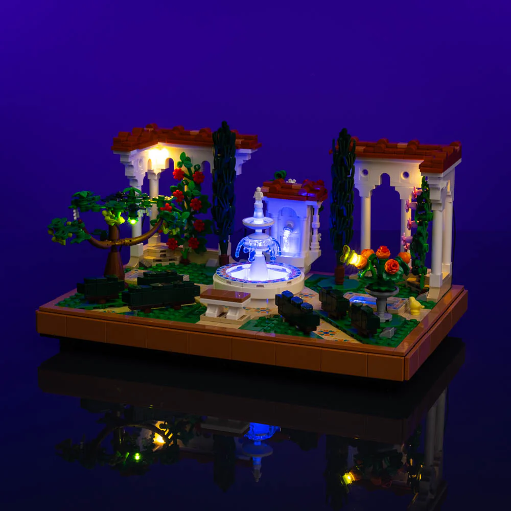 Light Kit for LEGO® Fountain Garden #10359 - Image 10