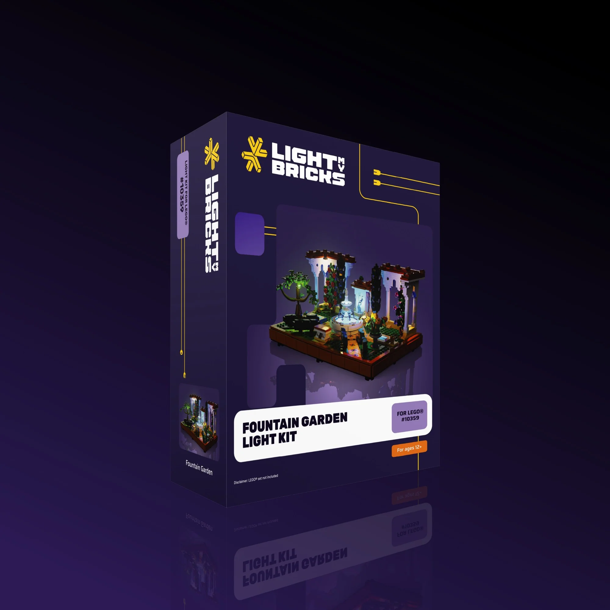 Light Kit for LEGO® Fountain Garden #10359 - Image 11