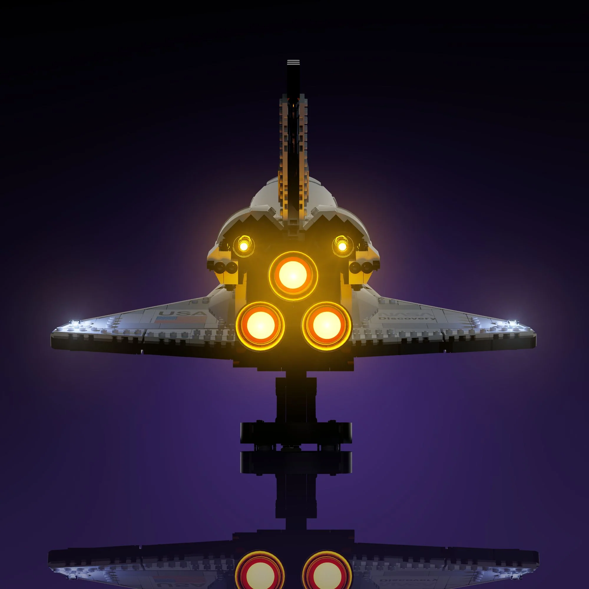 Light Kit for LEGO® NASA Space Shuttle Discovery #10283 - Image 5