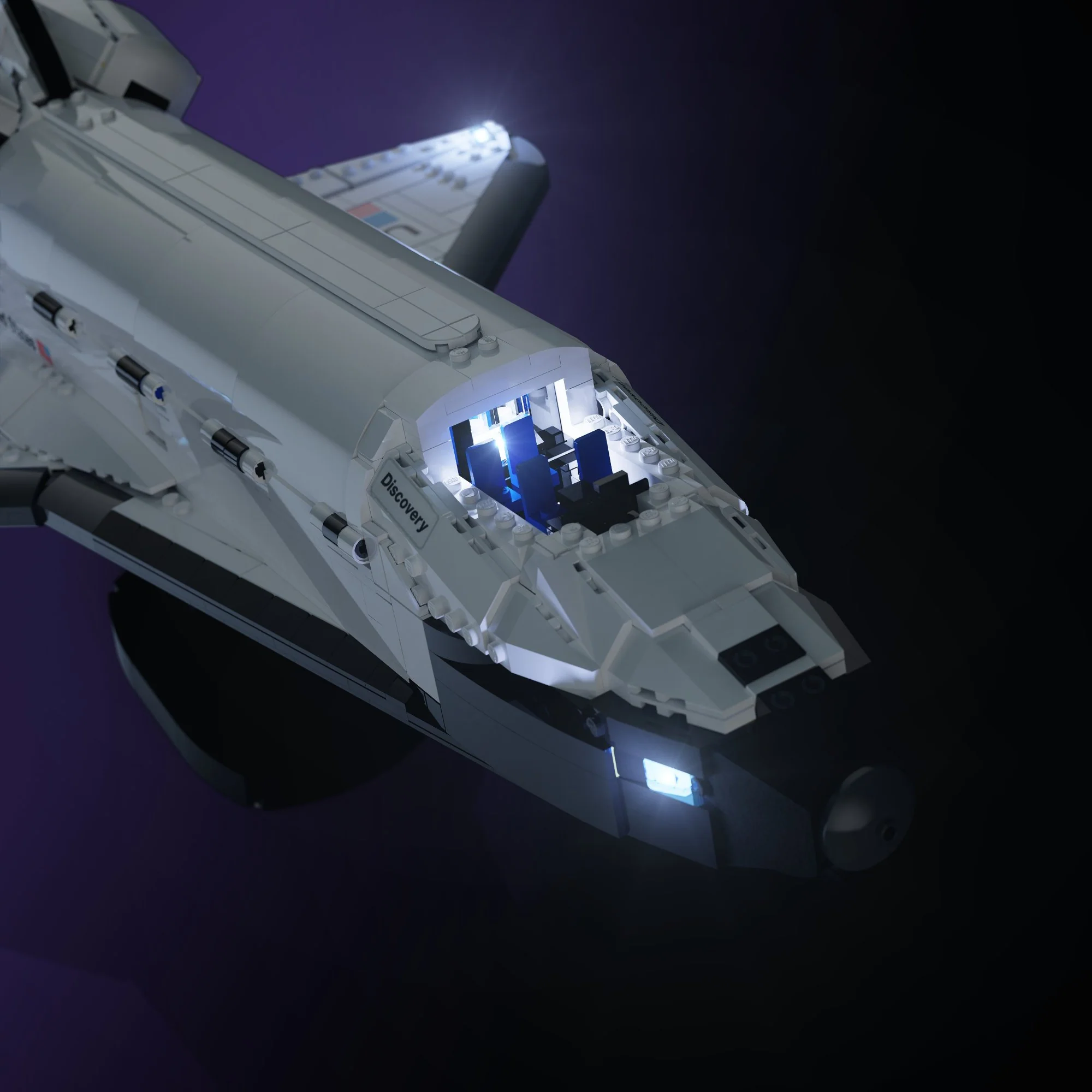 Light Kit for LEGO® NASA Space Shuttle Discovery #10283 - Image 8