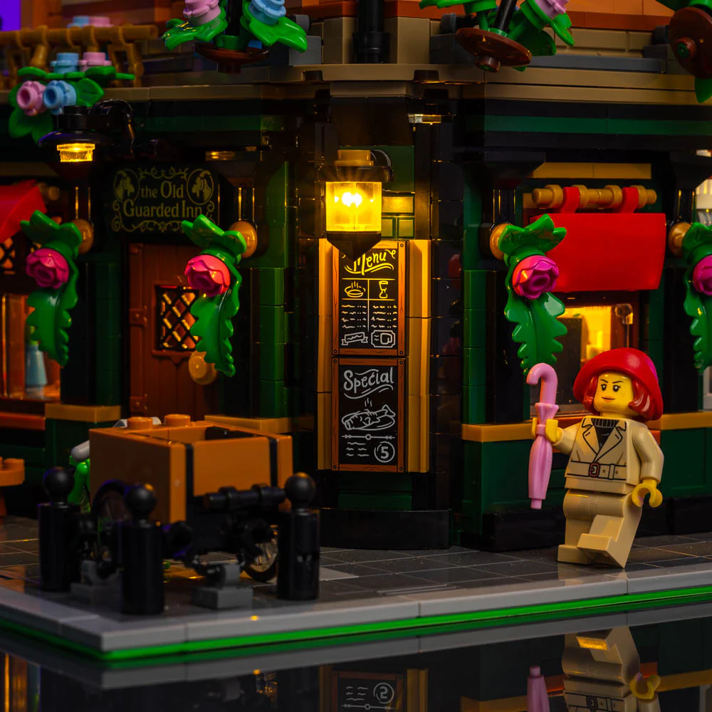 Light Kit for LEGO® Tudor Corner #10350 - Image 7