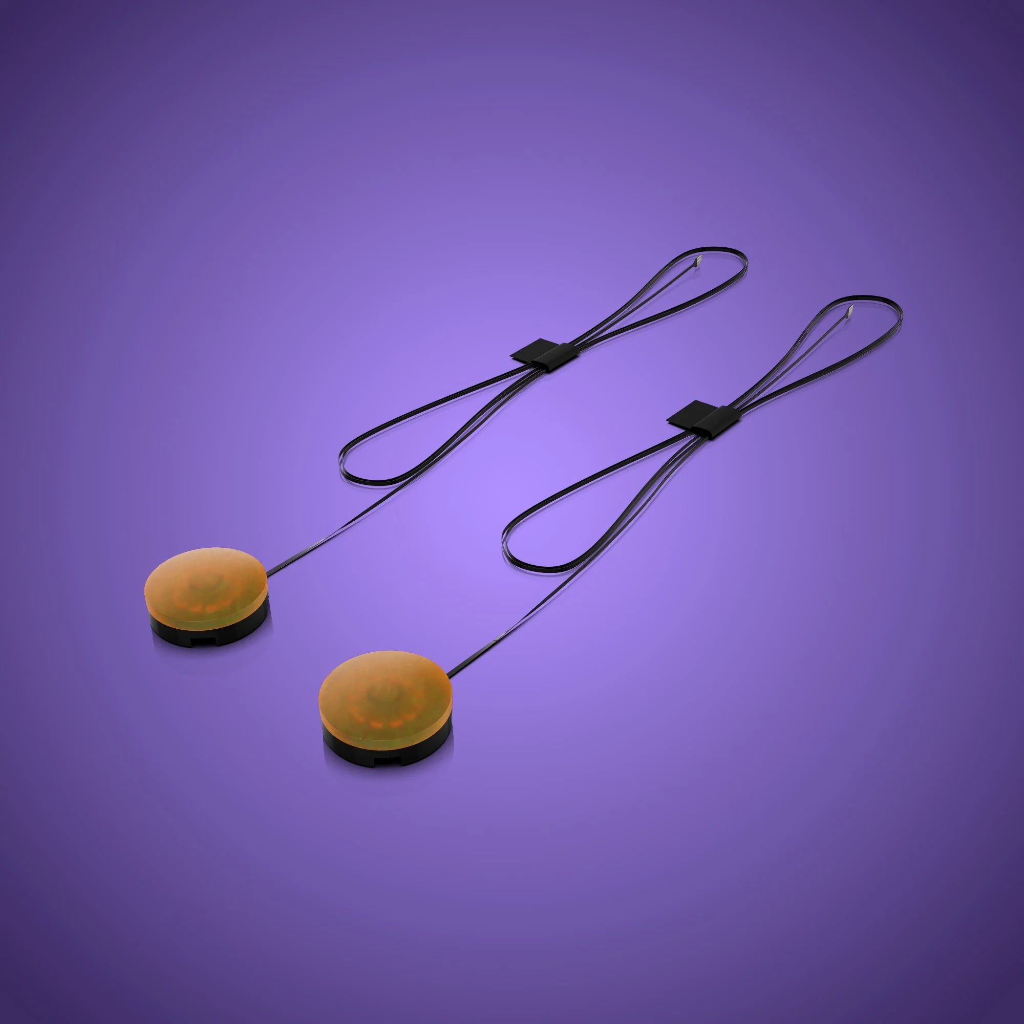 Solar Light - Orange 30cm (2 Pack) - Image 2