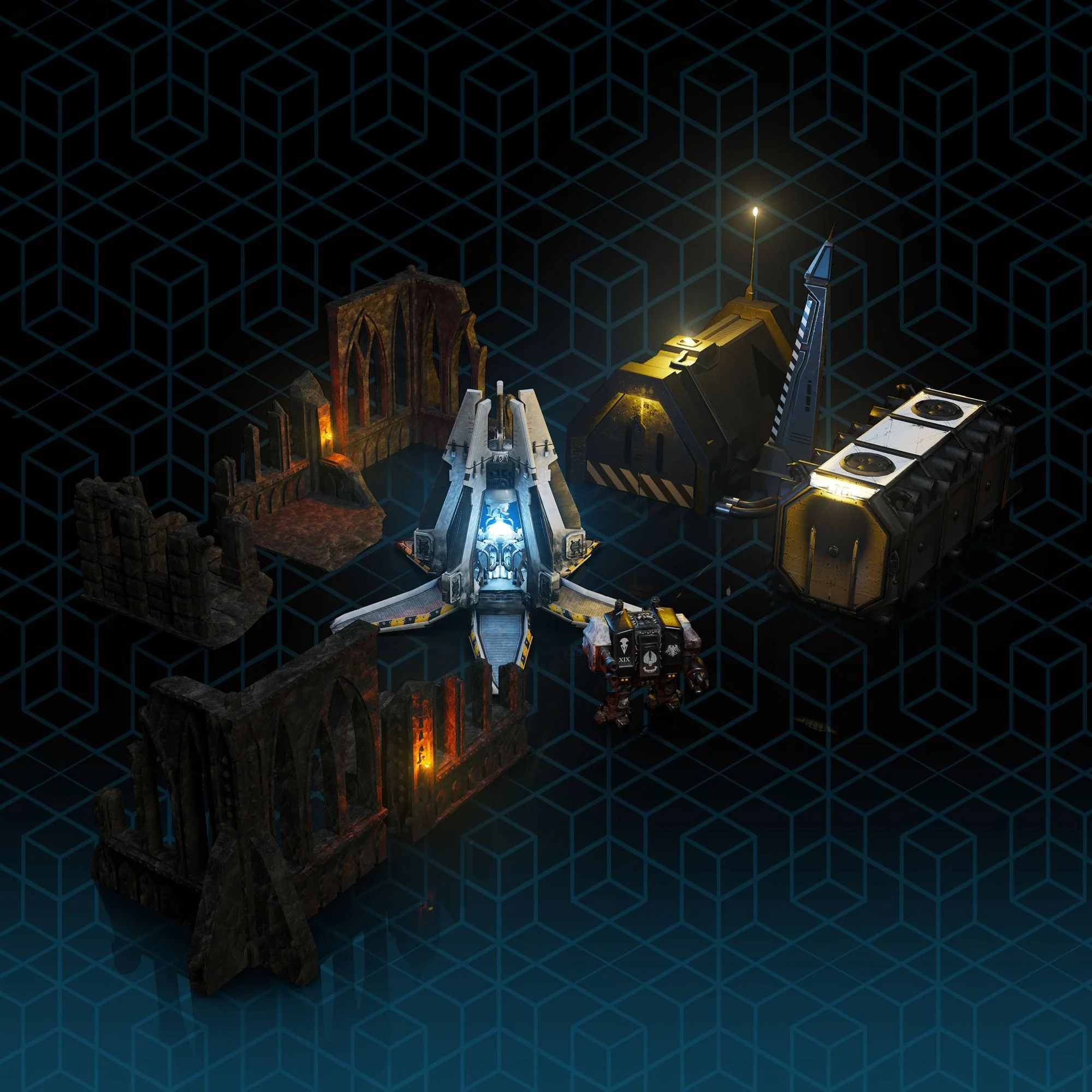 LMB Hobbies Tabletop Terrain Model Kit Light Pack - Image 3